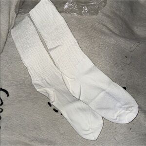 White socks women’s size large New in packaging